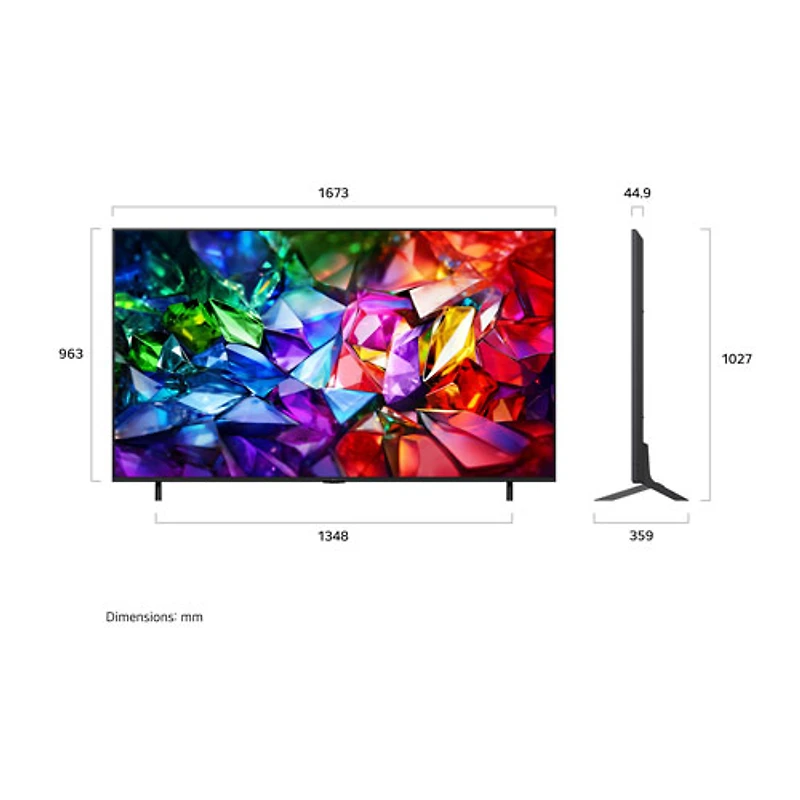LG 75" MRGB95 4K UHD HDR Micro RGB Mini-LED webOS Smart TV (75MRGB95BUA.ACC) - 2026
