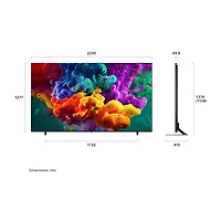 Téléviseur intelligent webOS QNED HDR mini-DEL UHD 4K 100 po QNED84 de LG (100QNED84BU.ACC) - 2026