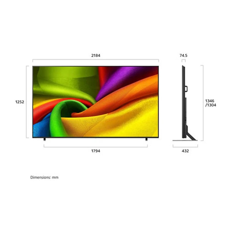 LG 98" NU850 4K UHD HDR LED webOS Smart TV (98NU850BPUB.ACCQ) - 2026