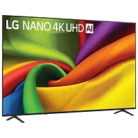 LG 85" NU850 4K UHD HDR LED webOS Smart TV (85NU850BPUA.ACC) - 2026
