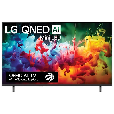 Téléviseur intelligent webOS QNED HDR mini-DEL UHD 4K QNED75 de 55 po de LG (55QNED75BUA.ACC) - 2026
