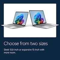 Portable à écran tactile Microsoft Surface de 15 po, PC Copilot+ (Snapdragon X2 Plus/16 Go RAM/512 Go SSD) - 2026 - Platine