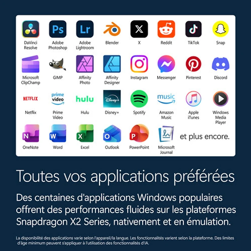 Portable à écran tactile Microsoft Surface de 15 po, PC Copilot+ (Snapdragon X2 Plus/16 Go RAM/512 Go SSD) - 2026 - Platine