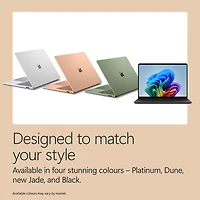 Portable à écran tactile Microsoft Surface de 13,8 po, PC Copilot+ (Snapdragon X2 Elite/16 Go RAM/1 To SSD) - 2026 - Dune - Anglais