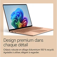 Portable à écran tactile Microsoft Surface de 13,8 po, PC Copilot+ (Snapdragon X2 Elite/16 Go RAM/1 To SSD) - 2026 - Dune - Anglais