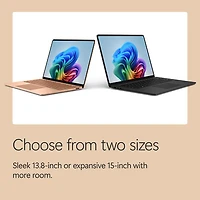 Portable à écran tactile Microsoft Surface de 13,8 po, PC Copilot+ (Snapdragon X2 Elite/16 Go RAM/1 To SSD) - 2026 - Dune - Anglais