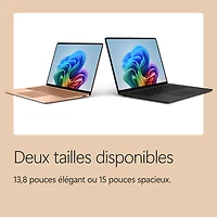 Portable à écran tactile Microsoft Surface de 13,8 po, PC Copilot+ (Snapdragon X2 Elite/16 Go RAM/1 To SSD) - 2026 - Dune - Anglais