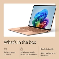 Portable à écran tactile Microsoft Surface de 13,8 po, PC Copilot+ (Snapdragon X2 Elite/16 Go RAM/1 To SSD) - 2026 - Dune - Anglais