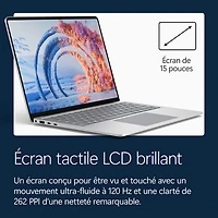 Microsoft Surface Laptop 15" 120Hz Touchscreen Copilot+ PC - Snapdragon X2 Elite - 16GB LPDDR5x - 512GB SSD - Windows 11 Home - Platinum - English