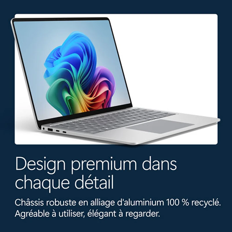 Microsoft Surface Laptop 15" 120Hz Touchscreen Copilot+ PC - Snapdragon X2 Elite - 16GB LPDDR5x - 512GB SSD - Windows 11 Home - Platinum - English
