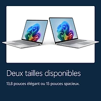 Microsoft Surface Laptop 15" 120Hz Touchscreen Copilot+ PC - Snapdragon X2 Elite - 16GB LPDDR5x - 512GB SSD - Windows 11 Home - Platinum - English