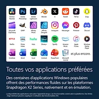 Portable Surface Laptop Copilot+ PC à écran tactile de 13,8 po de Microsoft (Snapdragon X2 Plus/mémoire vive de 16 Go/disque SSD de 512 Go) - 2026 - Platine