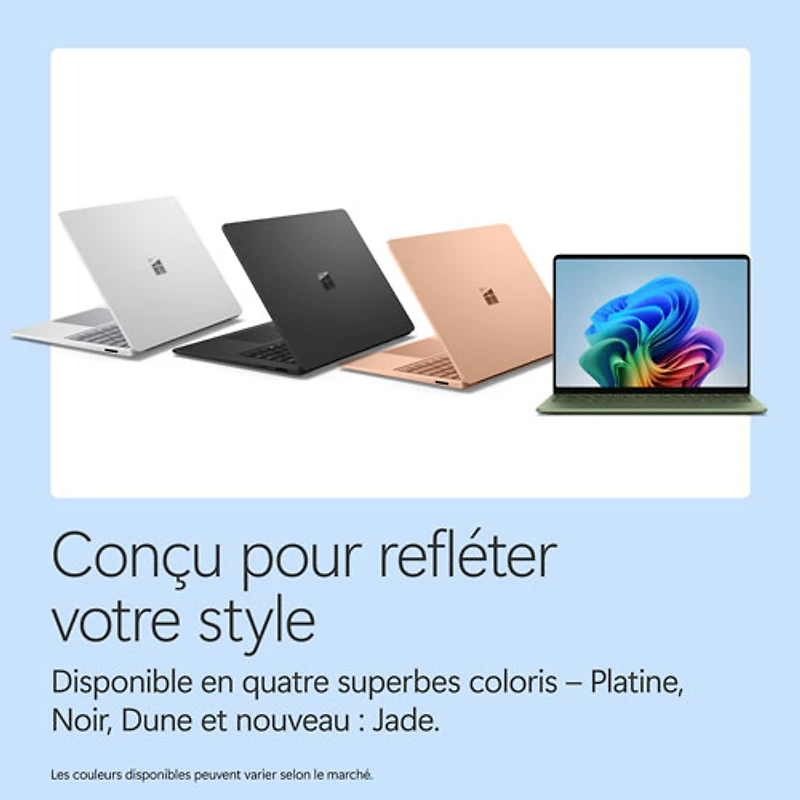 Portable Surface Laptop Copilot+ PC à écran tactile de 13,8 po de Microsoft (Snapdragon X2 Plus/mémoire vive de 16 Go/disque SSD de 512 Go) - 2026 - Noir