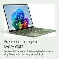Microsoft Surface Laptop 13.8" Touchscreen Copilot+ PC Laptop (Snapdragon X2 Elite/16GB RAM/512GB SSD)-2026-Jade-EN