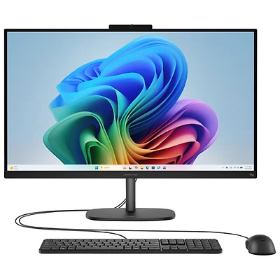 Ordinateur tout-en-un de 27 po OmniStudio de HP - Noir de jais (Ryzen AI 7 445 d'AMD/RAM 16 Go/SSD 1 To/Windows 11)