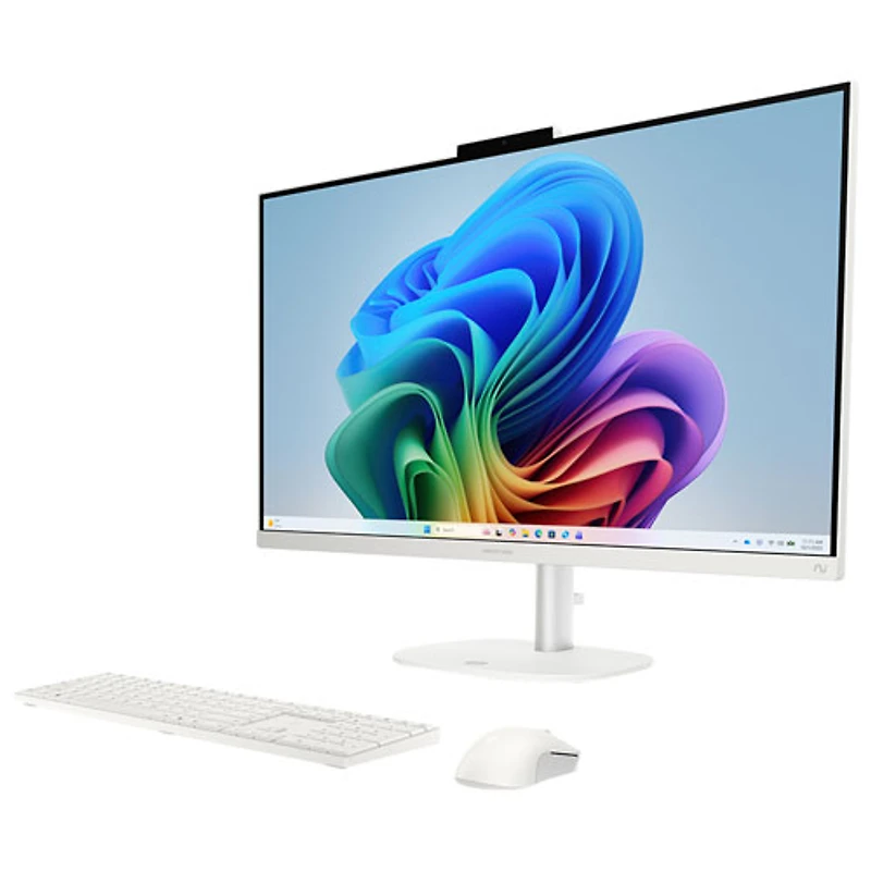 HP OmniStudio 27" All-in-One PC - Cotton White (Intel Core Ultra 7 355/16GB RAM/1TB SSD/ Windows 11)