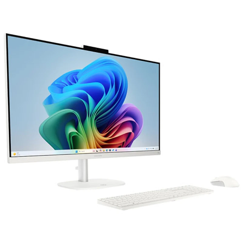 HP OmniStudio 27" All-in-One PC - Cotton White (Intel Core Ultra 7 355/16GB RAM/1TB SSD/ Windows 11)