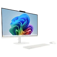 HP OmniStudio 27" All-in-One PC - Cotton White (Intel Core Ultra 7 355/16GB RAM/1TB SSD/ Windows 11)