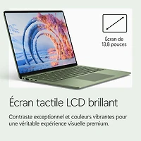 Portable à écran tactile Microsoft Surface de 13,8 po, PC Copilot+ (Snapdragon X2 Elite/16 Go RAM/512 Go SSD) - 2026 - Jade - Anglais