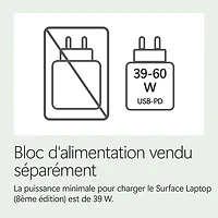 Portable à écran tactile Microsoft Surface de 13,8 po, PC Copilot+ (Snapdragon X2 Elite/16 Go RAM/512 Go SSD) - 2026 - Jade - Anglais