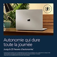 Portable à écran tactile Microsoft Surface 13,8 po PC Copilot+ (Snapdragon X2 Plus/16 Go RAM/512 Go SSD) - 2026 - Platine - Anglais