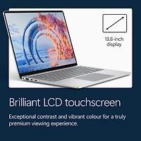 Portable à écran tactile Microsoft Surface 13,8 po PC Copilot+ (Snapdragon X2 Plus/16 Go RAM/512 Go SSD) - 2026 - Platine - Anglais
