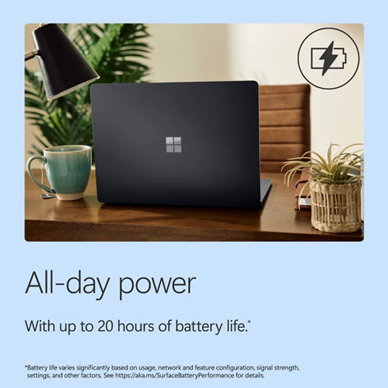 Microsoft Surface Laptop 13.8" 120Hz Touchscreen Copilot+ PC - Snapdragon X2 Elite - 16GB LPDDR5x - 512GB SSD - Windows 11 Home - Black
