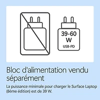 Microsoft Surface Laptop 13.8" 120Hz Touchscreen Copilot+ PC - Snapdragon X2 Elite - 16GB LPDDR5x - 512GB SSD - Windows 11 Home - Black