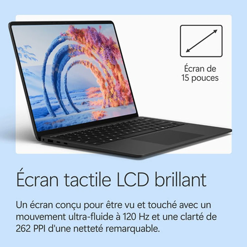 Microsoft Surface Laptop 15" Touchscreen Copilot+ PC Laptop (Snapdragon X2 Elite/16GB RAM/512GB SSD)-2026-Black-EN