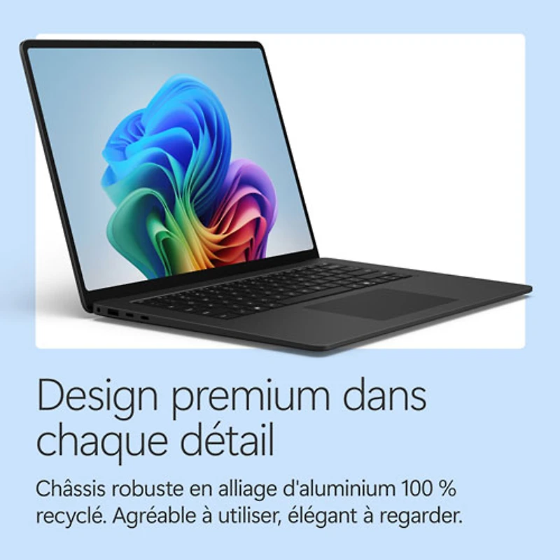 Microsoft Surface Laptop 15" Touchscreen Copilot+ PC Laptop (Snapdragon X2 Elite/16GB RAM/512GB SSD)-2026-Black-EN