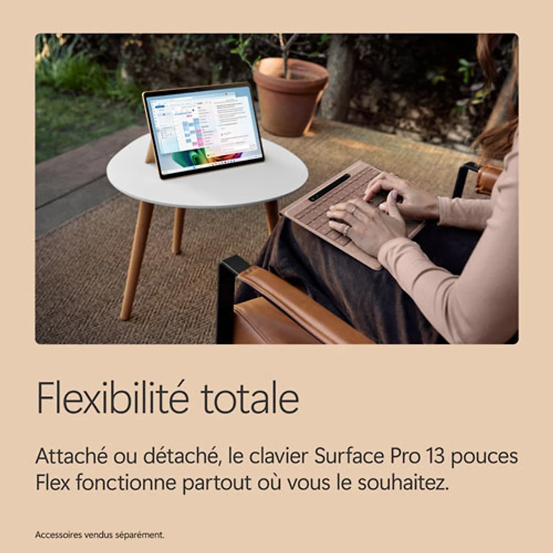 Microsoft Surface Pro (OLED) Copilot+ PC 13" 512GB Tablet with Snapdragon X Elite/16GB RAM (2026) - Dune - Device Only