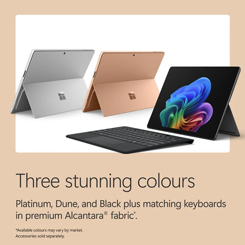 Microsoft Surface Pro (OLED) Copilot+ PC 13" 512GB Tablet with Snapdragon X Elite/16GB RAM (2026) - Dune - Device Only