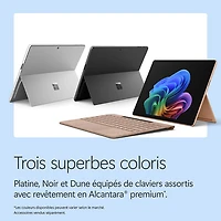 Microsoft Surface Pro (OLED) Copilot+ PC 13" 1TB Tablet with Snapdragon X Elite/16GB RAM (2026) - Black - Device Only