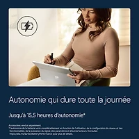 Tablette Microsoft Surface Pro (OLED) de 13 po, PC Copilot+, 512 Go avec Snapdragon X Elite/mémoire vive de 16 Go (2026) - Platine - Appareil seulement