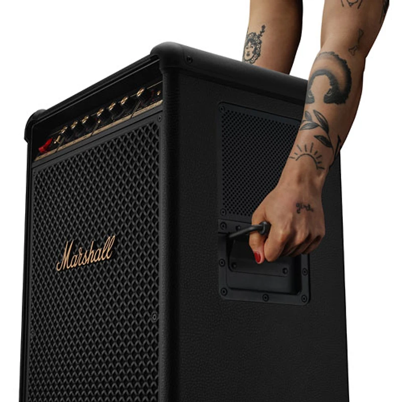 Marshall Bromley 750 Splashproof Bluetooth Wireless Party Speaker - Black / Brass