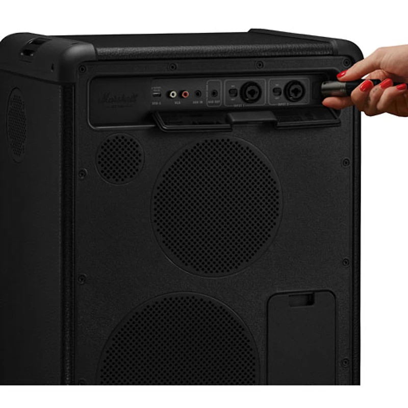Marshall Bromley 450 Splashproof Bluetooth Wireless Party Speaker - Black / Brass