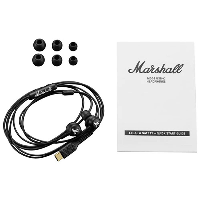 Marshall Mode In-Ear Earbuds with USB-C Connector -Black