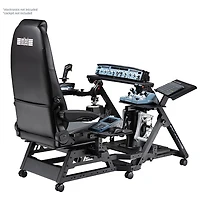 UNI Next Level Racing Flight Seat 2.0 Simulator Cockpit - Black/Grey