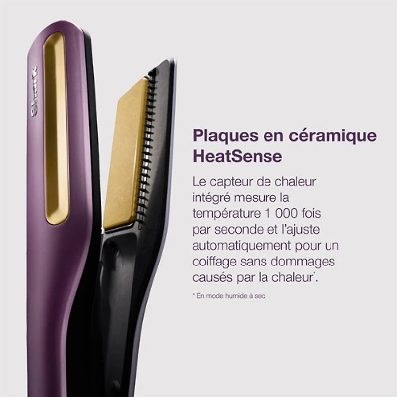 Shark SilkiPro Straight Wet-to-Dry Straightener & Rapid Blow Dryer - Purple