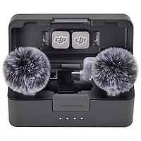 Microphone sans fil Mic Mini 2 de DJI (2 TX + 1 récepteur mobile + étui de chargement)