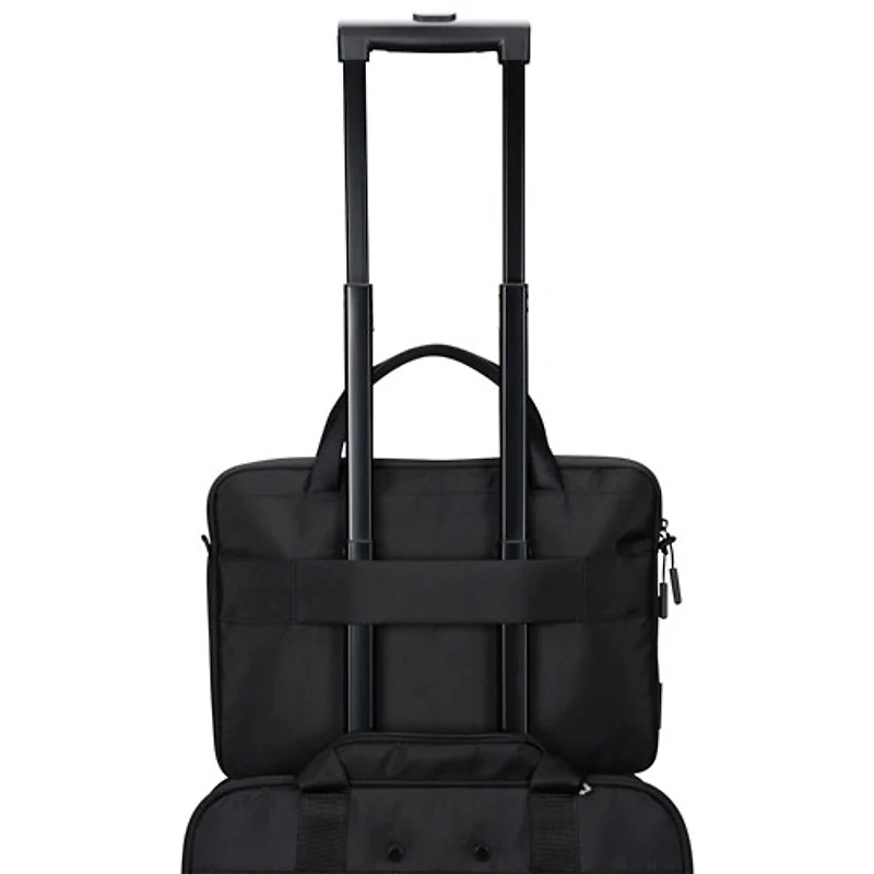 Mallette pour portable 3-en-1 de 14 po Work+ de Targus avec organiseur à bandoulière - Noir