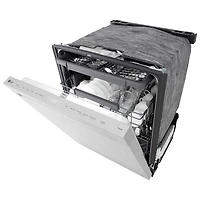 Lave-vaisselle encastrable 24 po 46 dB avec troisième panier de LG (LDNPQ445S) - Acier inoxydable