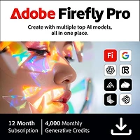 Adobe Firefly Pro - 1 User - 1 Year - Digital Download