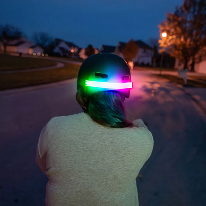 Brightz RGB LED Bicycle Helmet Light - Colour Select