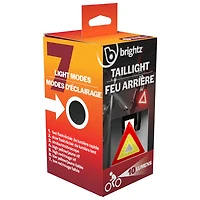 Brightz LED Triangle Bike Taillight (L6142-CA) - Red/Yellow