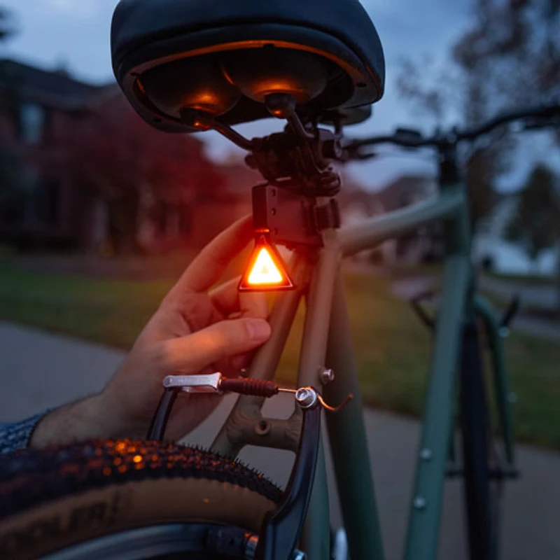 Brightz LED Triangle Bike Taillight (L6142-CA) - Red/Yellow