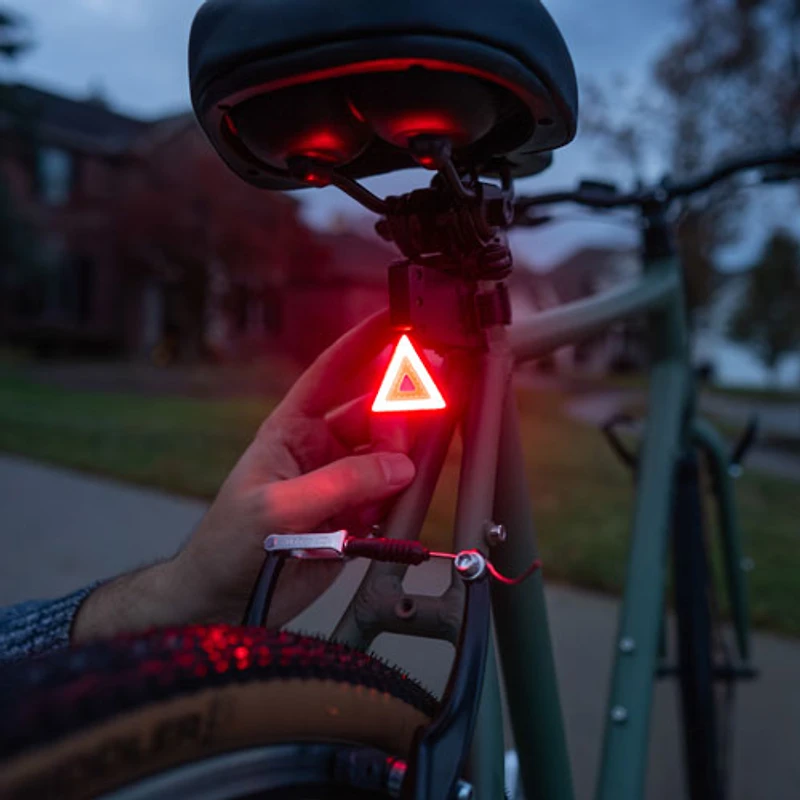 Brightz LED Triangle Bike Taillight (L6142-CA) - Red/Yellow