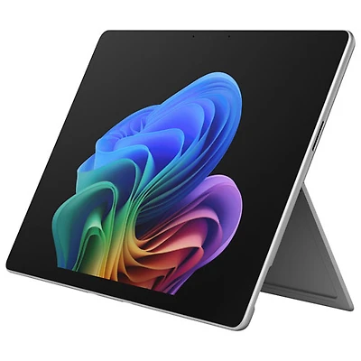 Tablette Microsoft Surface Pro (LCD) de 13 po, PC Copilot+, 512 Go avec Qualcomm Snapdragon X2 Plus/mémoire vive de 16 Go (2026) - Platine - Appareil seulement