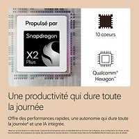 Tablette Microsoft Surface Pro (LCD) de 13 po, PC Copilot+, 512 Go avec Qualcomm Snapdragon X2 Plus/mémoire vive de 16 Go (2026) - Dune - Appareil seulement