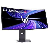 LG UltraGear evo 39" 5K 165Hz 0.03ms GTG Curved OLED G-Sync FreeSync Gaming Monitor (39GX950B) - Black